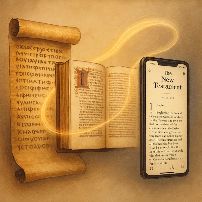 From Papyrus to PDF: How the New Testament Actually Reached Your Phone